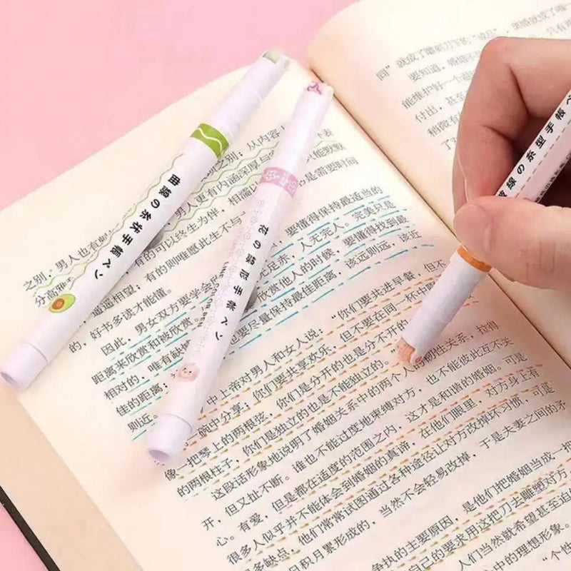 Kit 6 Canetinhas carimbo